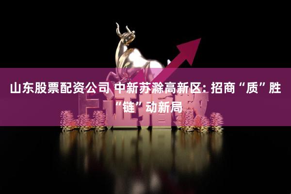 山东股票配资公司 中新苏滁高新区: 招商“质”胜 “链”动新局
